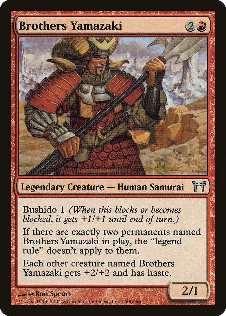 Image of Brothers Yamazaki (160b/306) [Champions of Kamigawa]