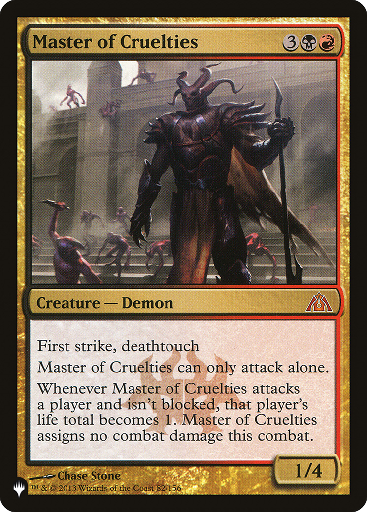 Image of Master of Cruelties [The List]