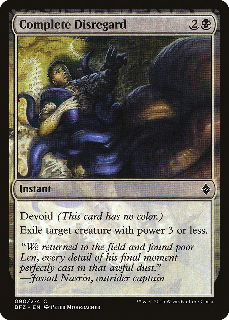 Image of Complete Disregard [Battle for Zendikar]