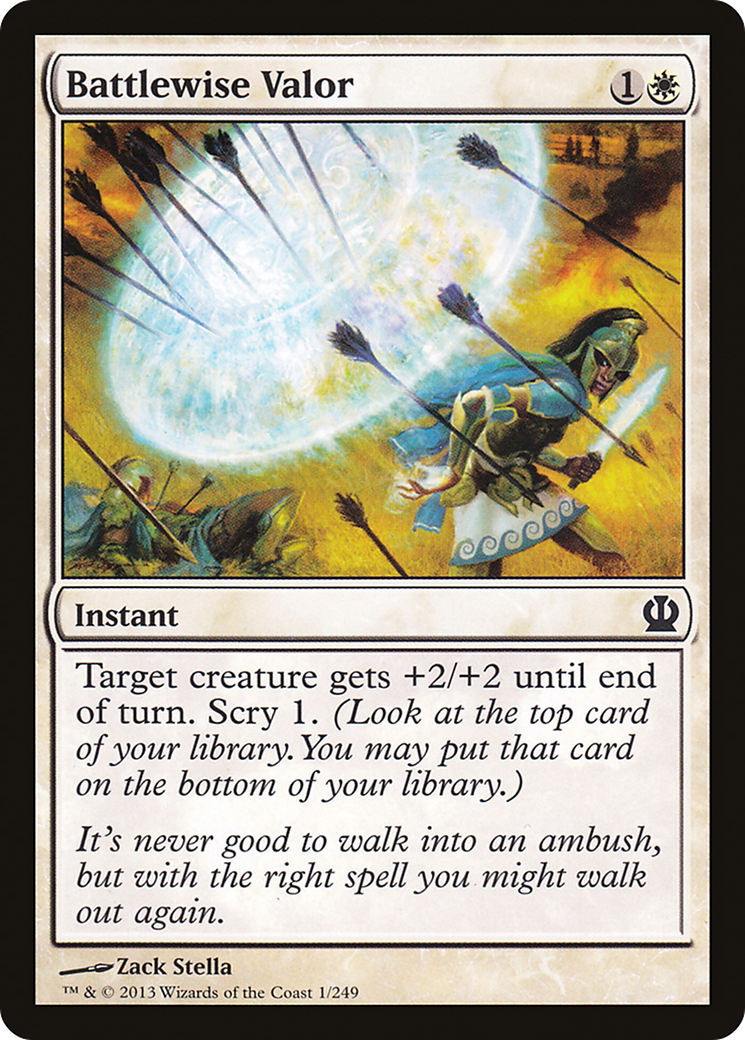 Image of Battlewise Valor [Theros]