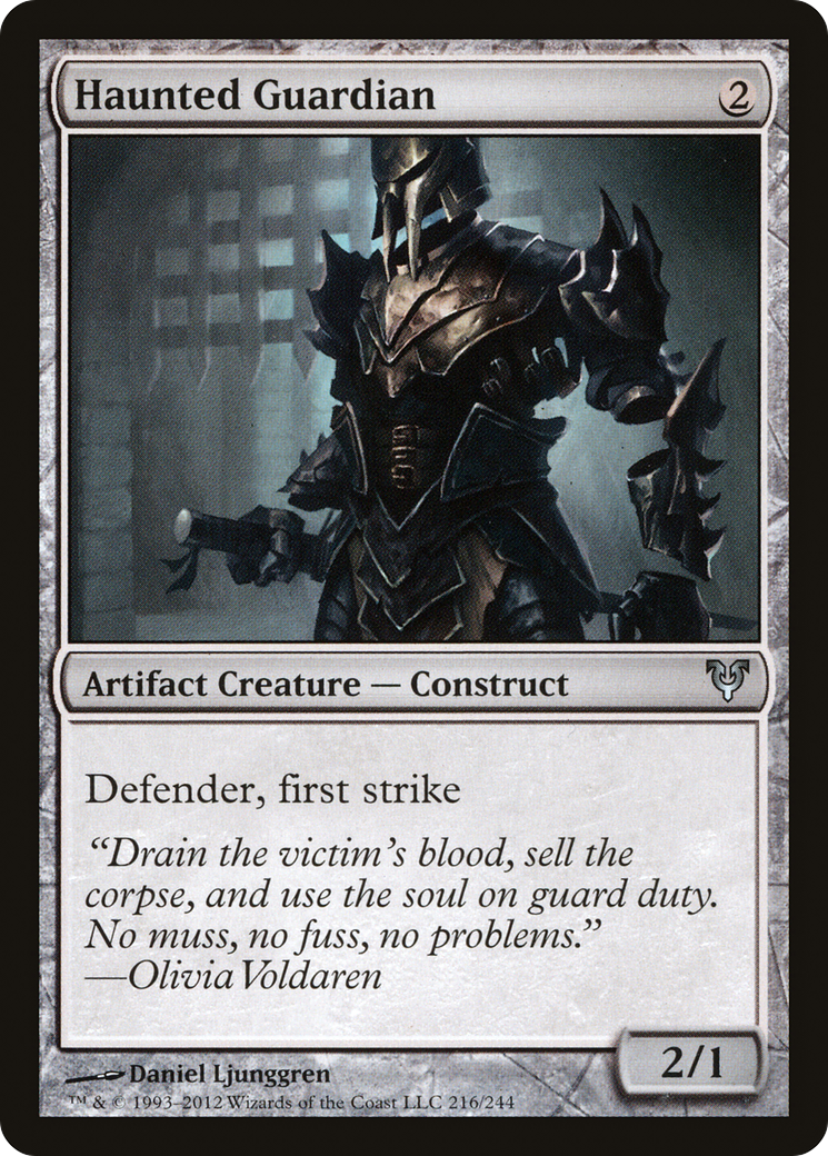 Image of Haunted Guardian [Avacyn Restored]
