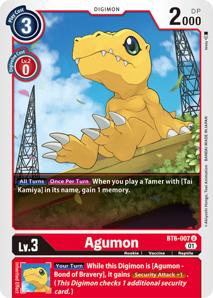 Image of Agumon [BT6-007] [Double Diamond]