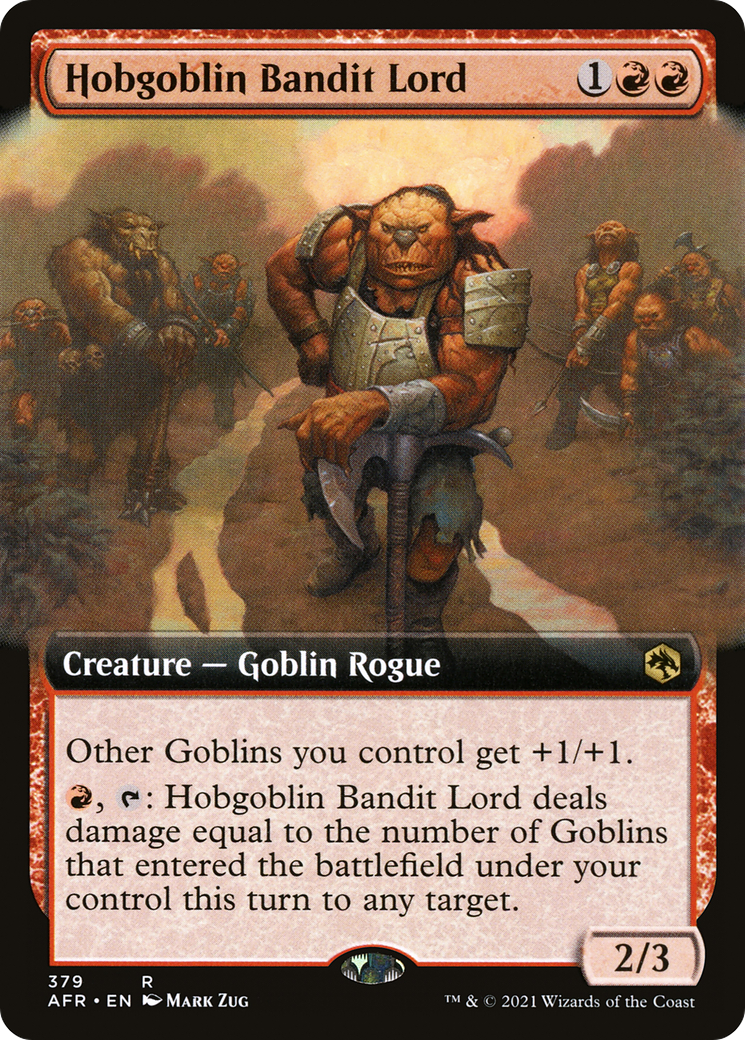 Image of Hobgoblin Bandit Lord (Extended Art) [Dungeons & Dragons: Adventures in the Forgotten Realms]