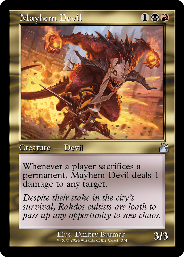 Image of Mayhem Devil (Retro Frame) [Ravnica Remastered]