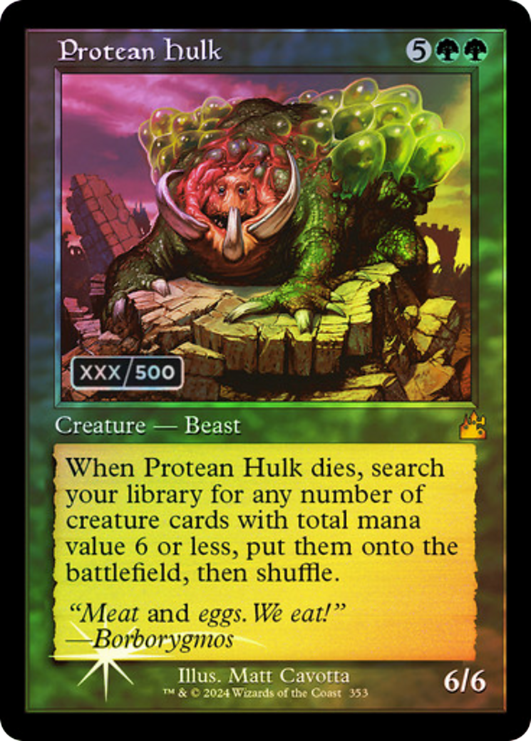 Image of Protean Hulk (Retro) (Serialized) [Ravnica Remastered]