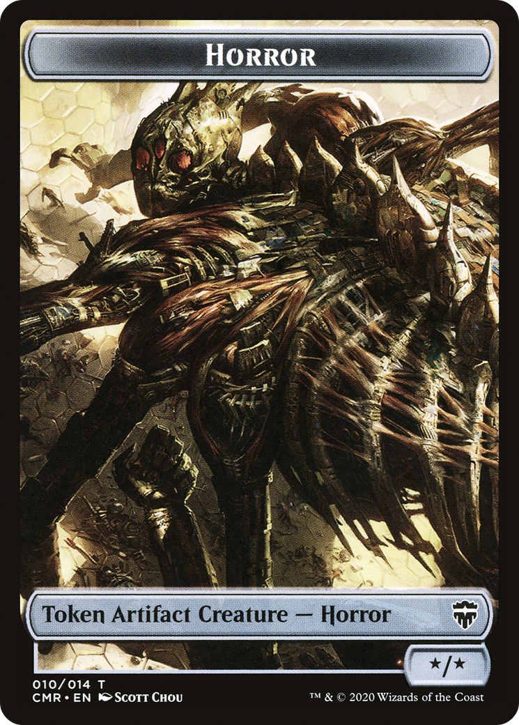 Image of Horror Token [Commander Legends Tokens]