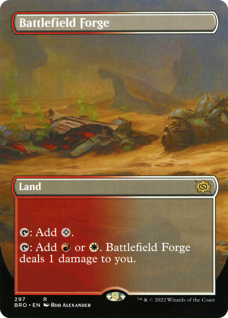Image of Battlefield Forge (Borderless Alternate Art) [The Brothers' War]