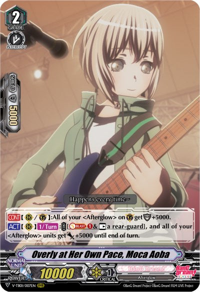 Image of Overly at Her Own Pace, Moca Aoba (V-TB01/007EN) [BanG Dream! FILM LIVE]