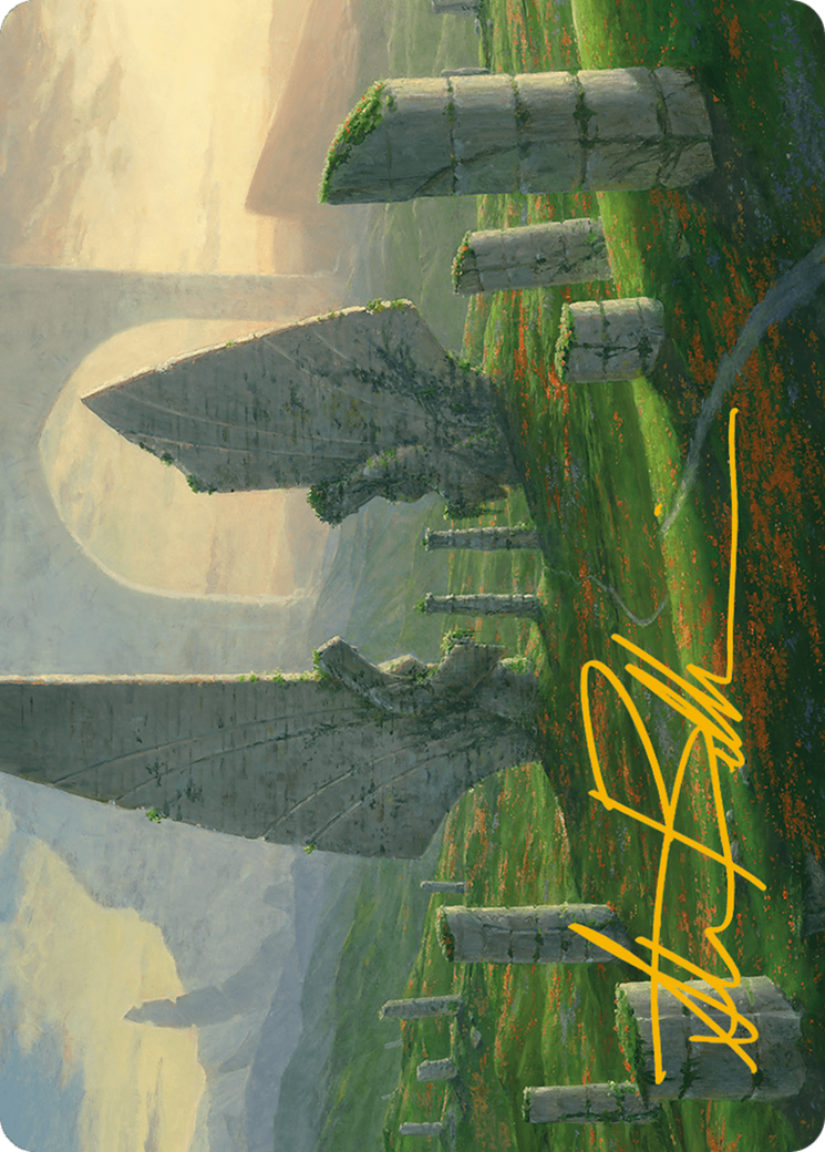 Image of Monumental Henge Art Card (Gold-Stamped Signature) [Modern Horizons 3 Art Series]