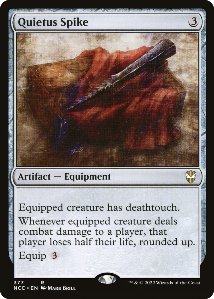 Image of Quietus Spike [Streets of New Capenna Commander]