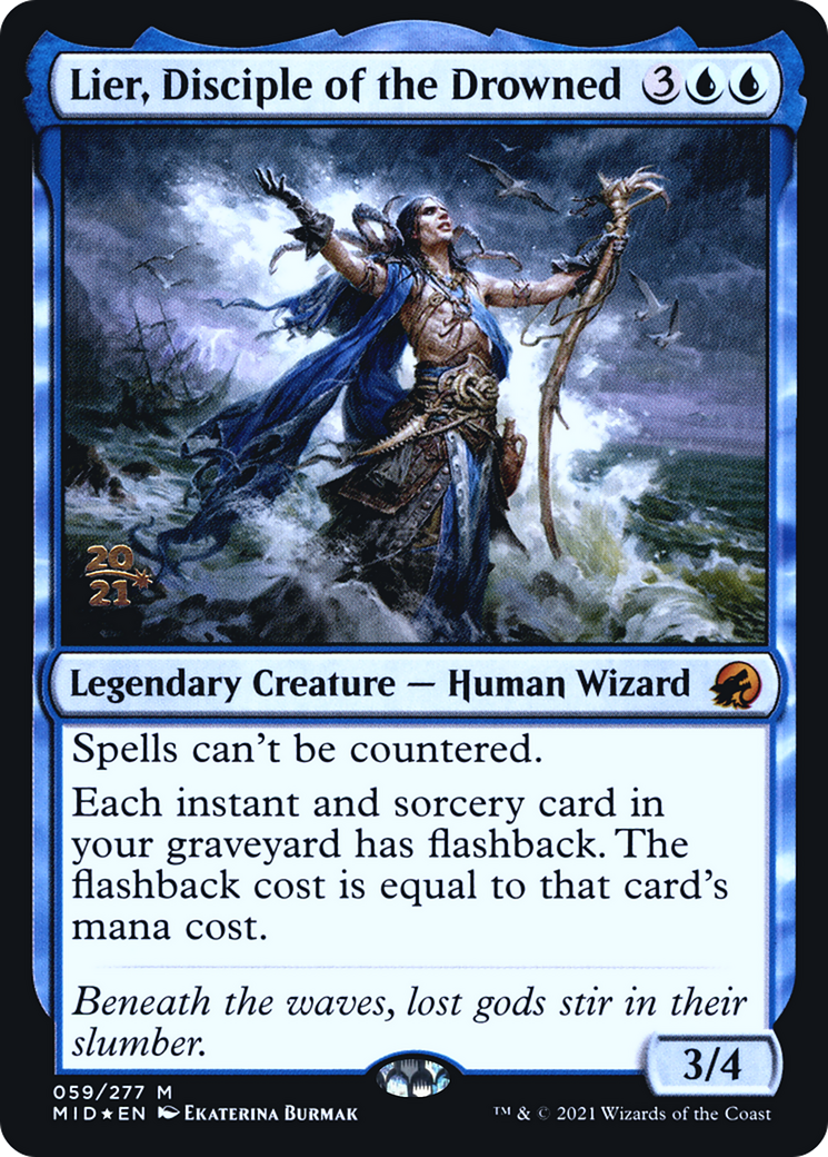 Image of Lier, Disciple of the Drowned [Innistrad: Midnight Hunt Prerelease Promos]