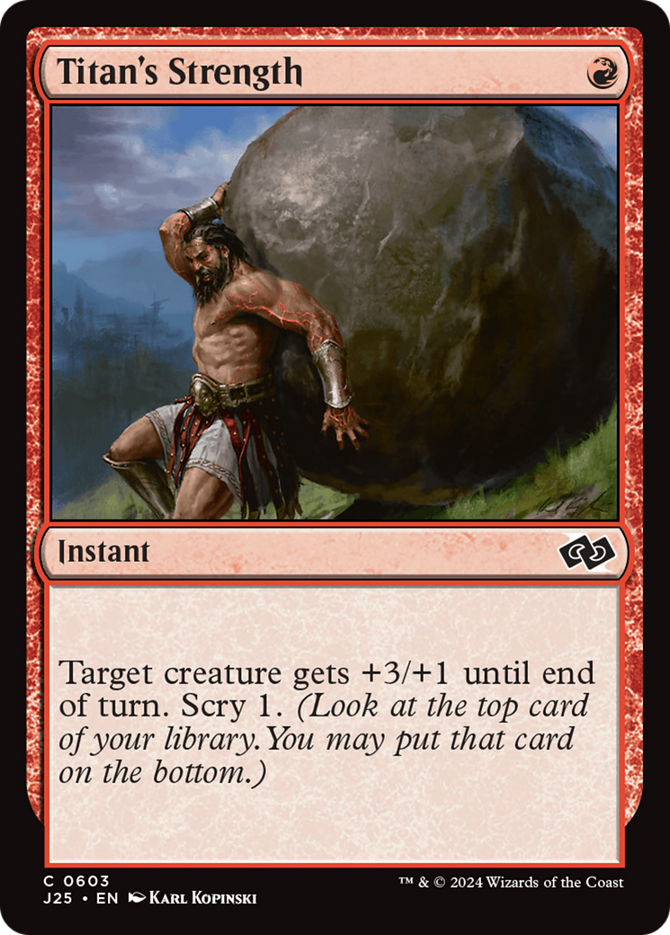 Image of Titan's Strength [Foundations Jumpstart]