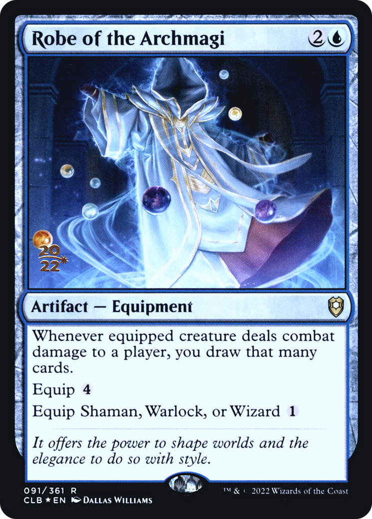 Image of Robe of the Archmagi [Commander Legends: Battle for Baldur's Gate Prerelease Promos]