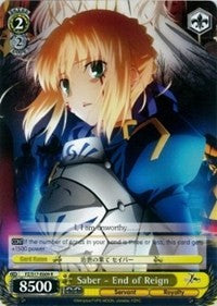 Image of Saber - End of Reign (FZ/S17-E009 R) [Fate/Zero]
