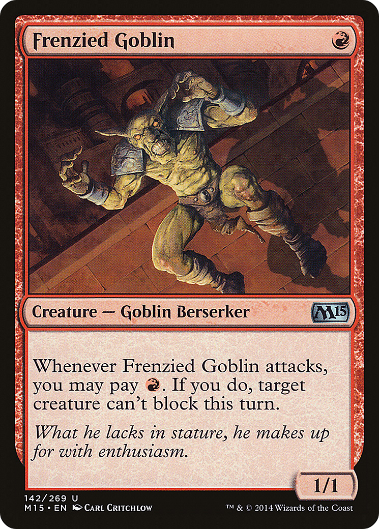 Image of Frenzied Goblin [Magic 2015]