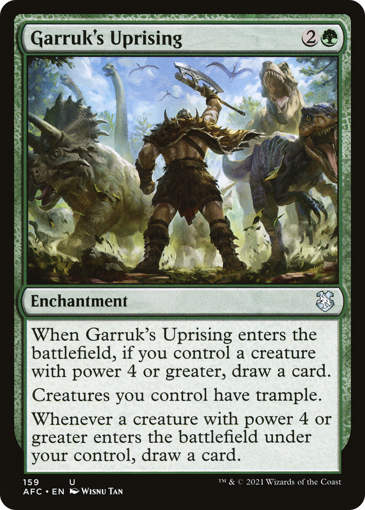 Image of Garruk's Uprising [Dungeons & Dragons: Adventures in the Forgotten Realms Commander]
