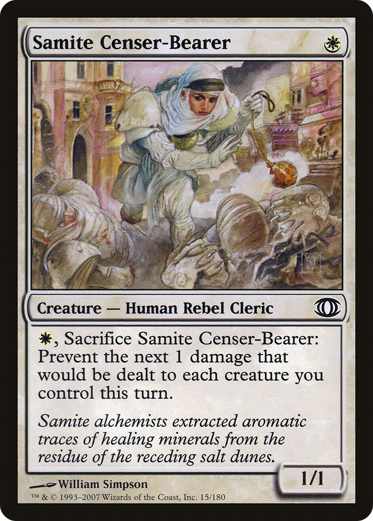 Image of Samite Censer-Bearer [Future Sight]