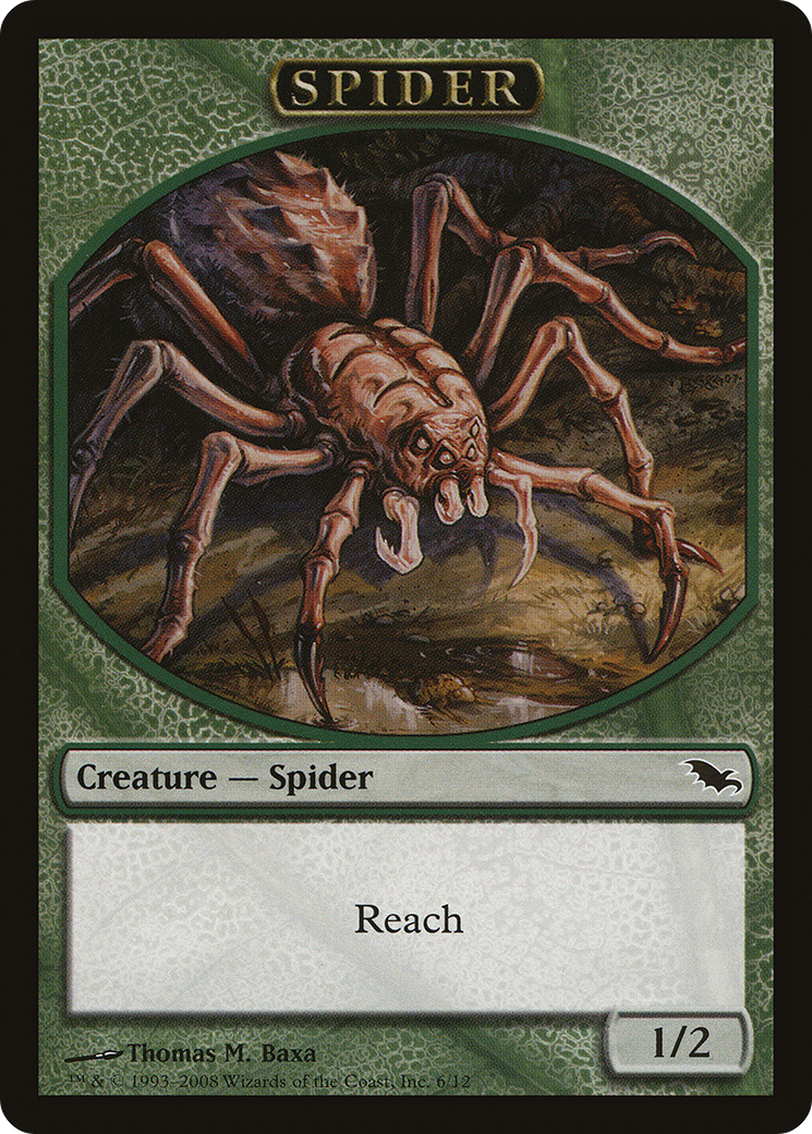 Image of Spider Token [Shadowmoor Tokens]