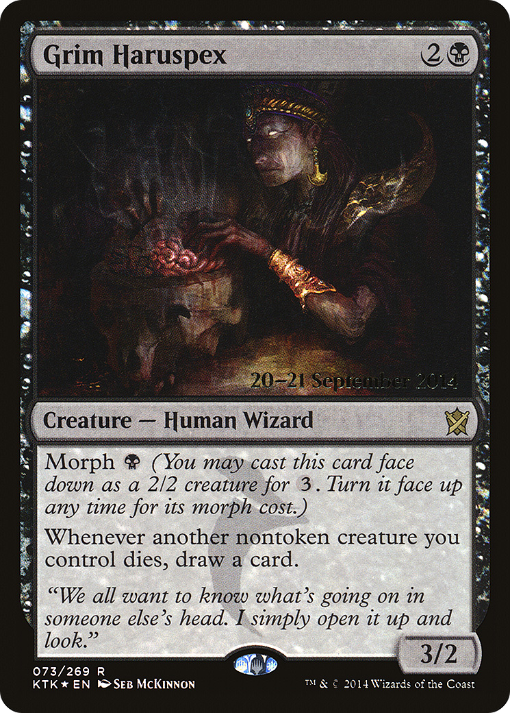 Image of Grim Haruspex [Khans of Tarkir Prerelease Promos]