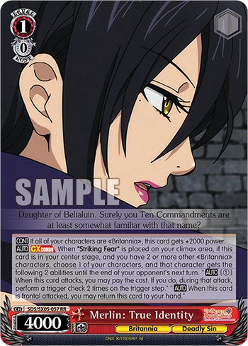 Image of Merlin: True Identity (Foil) [The Seven Deadly Sins: Revival of The Commandments]