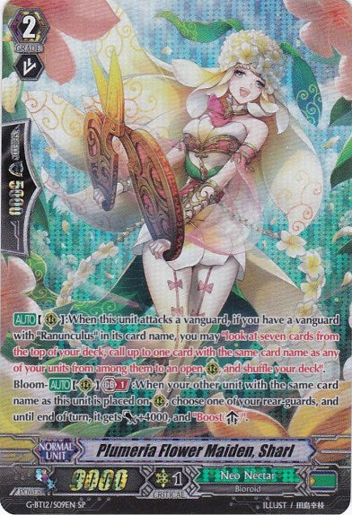 Image of Plumeria Flower Maiden, Sharl (G-BT12/S09EN) [Dragon King's Awakening]
