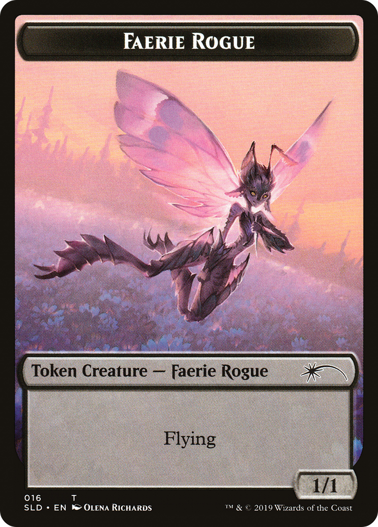 Image of Faerie Rogue Token (016) [Secret Lair Drop Series]