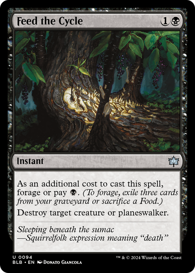 Image of Feed the Cycle [Bloomburrow]