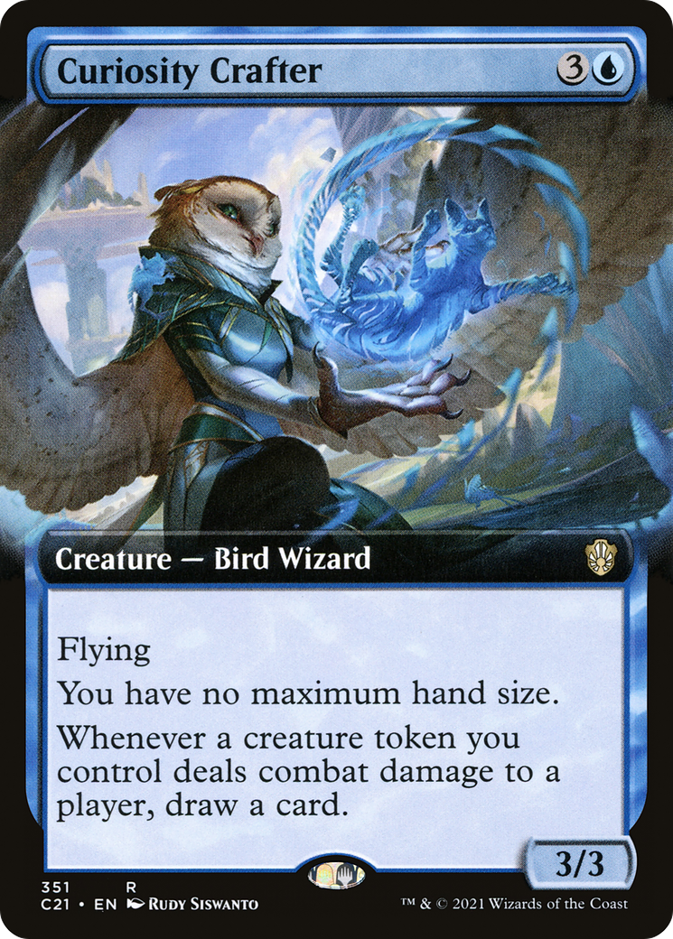 Image of Curiosity Crafter (Extended Art) [Commander 2021]