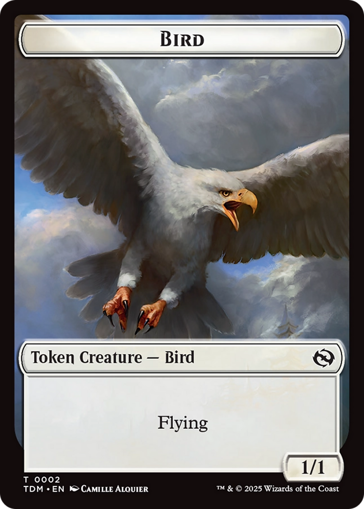 Image of Thopter // Bird Double-Sided Token [Tarkir: Dragonstorm Commander Tokens]