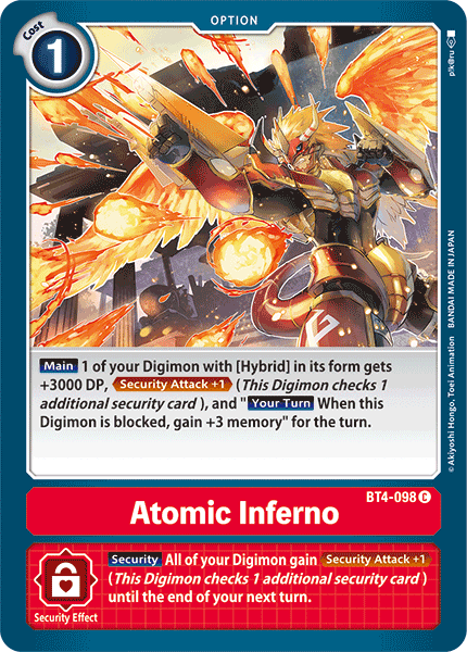 Image of Atomic Inferno [BT4-098] [Great Legend]