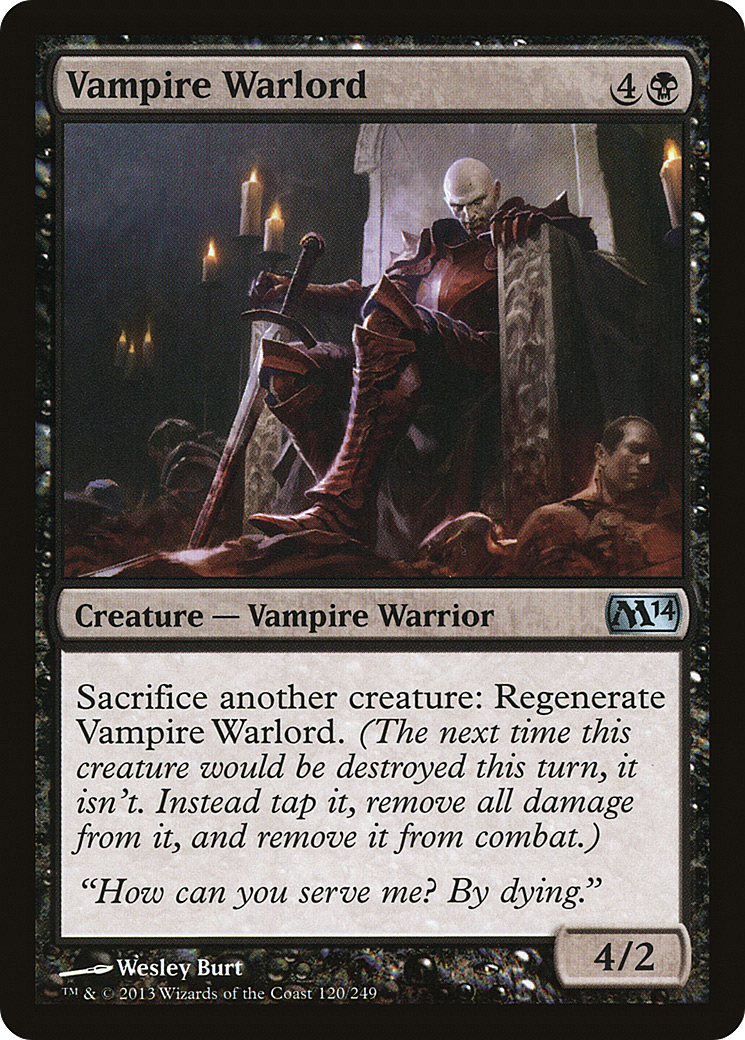 Image of Vampire Warlord [Magic 2014]