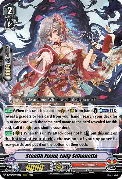 Image of Stealth Fiend, Lady Silhouetta (D-VS01/031EN) [V Clan Collection Vol.1]