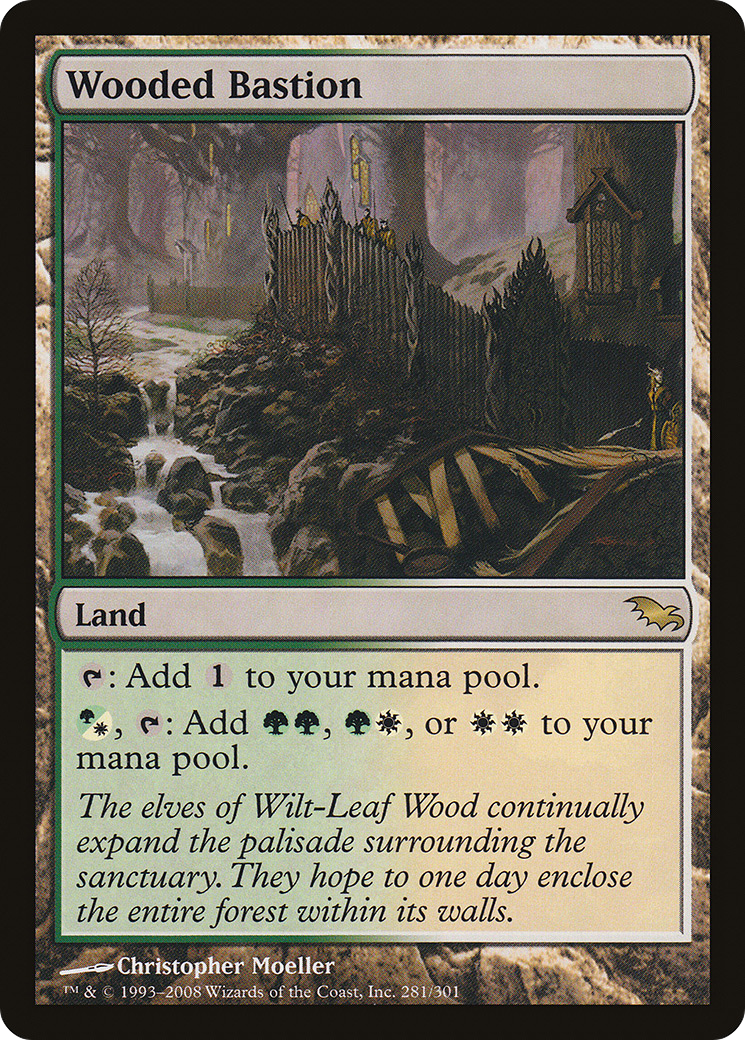 Image of Wooded Bastion [Shadowmoor]