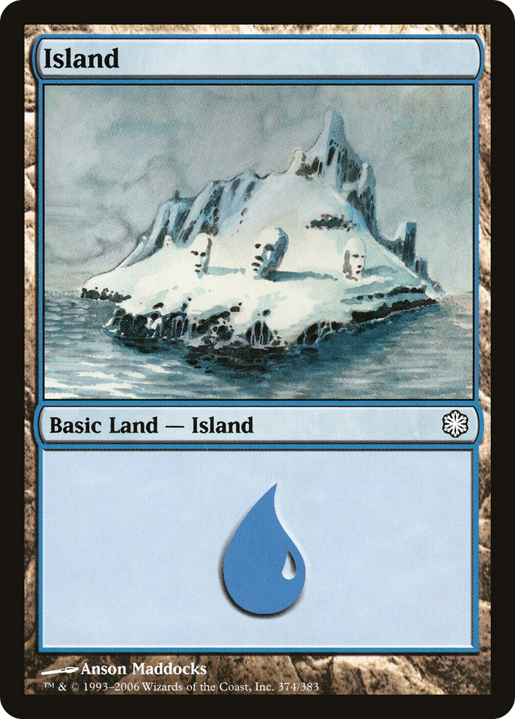 Image of Island (374) [Coldsnap Theme Decks]
