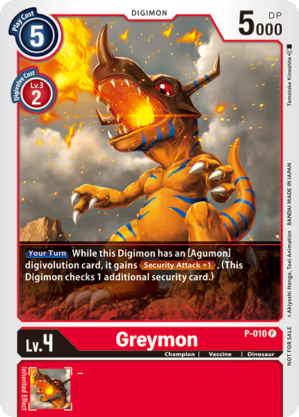 Image of Greymon [P-010] [Promotional Cards]