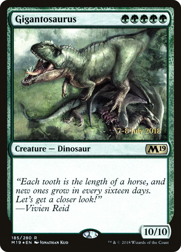 Image of Gigantosaurus [Core Set 2019 Prerelease Promos]