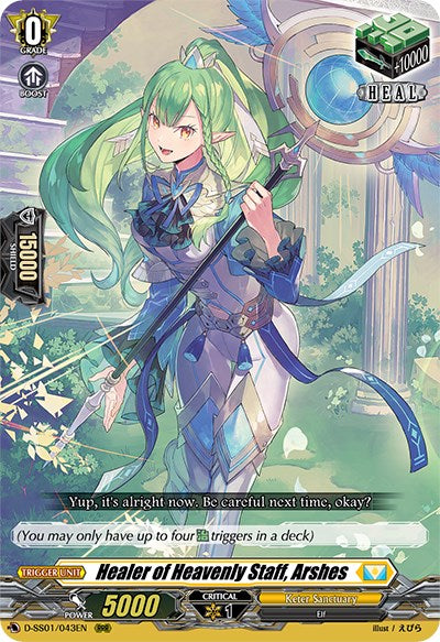 Image of Healer of Heavenly Staff, Arshes (D-SS01/043EN) [Festival Collection 2021]