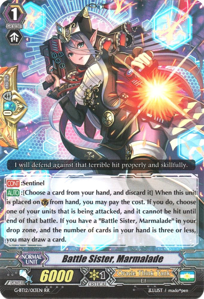 Image of Battle Sister, Marmalade (G-BT12/013EN) [Dragon King's Awakening]