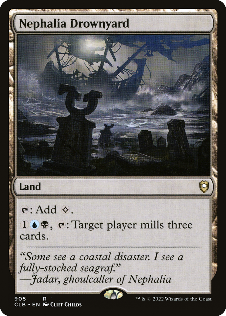 Image of Nephalia Drownyard [Commander Legends: Battle for Baldur's Gate]