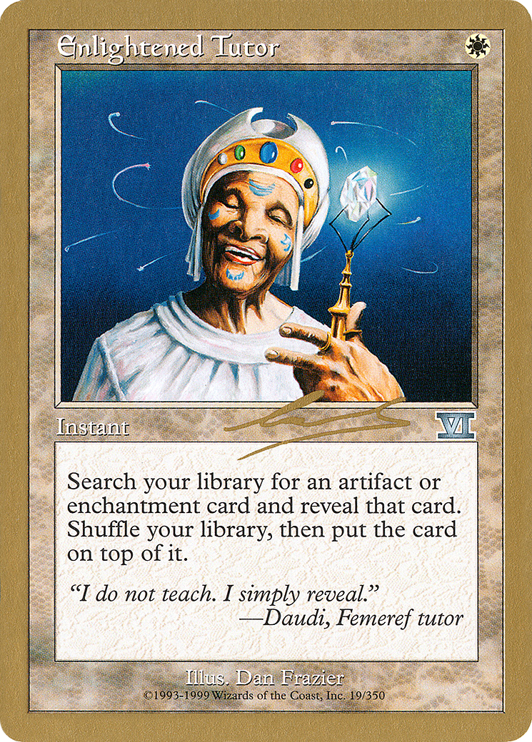 Image of Enlightened Tutor (Nicolas Labarre) [World Championship Decks 2000]