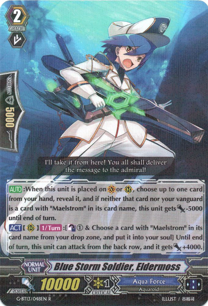 Image of Blue Storm Soldier, Eldermoss (G-BT13/048EN) [Ultimate Stride]