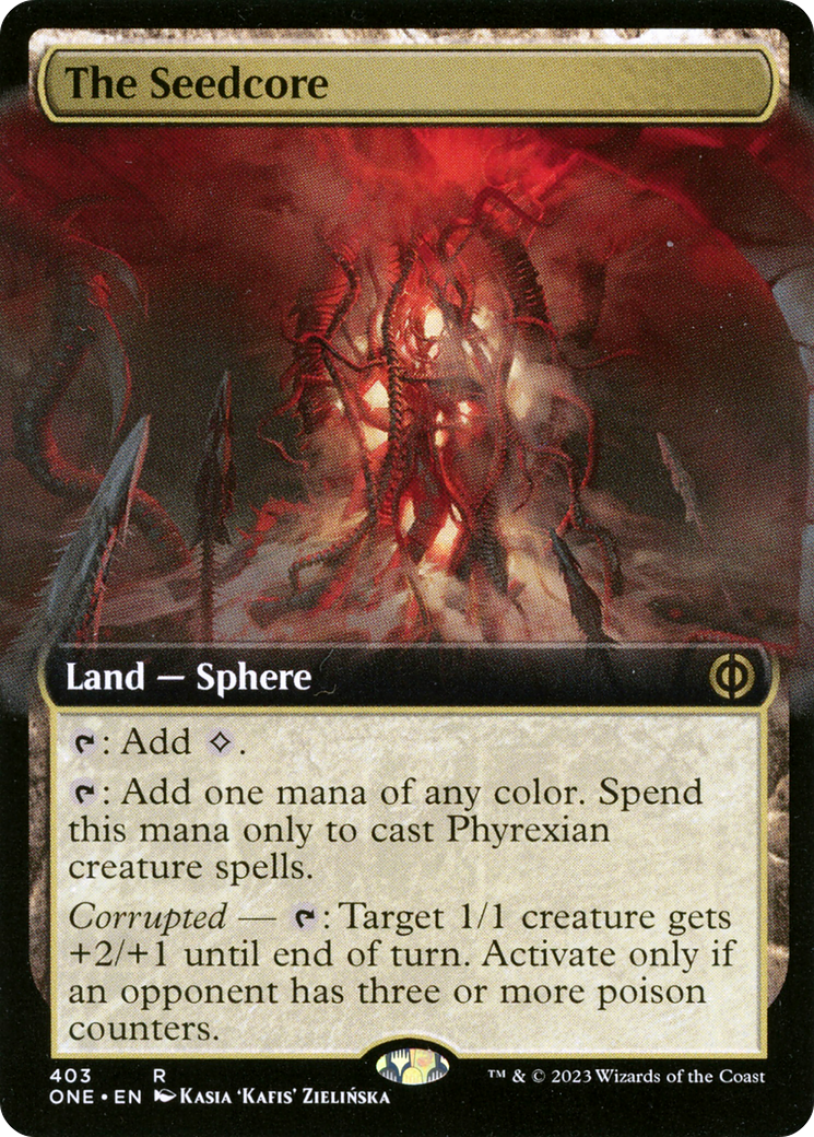 Image of The Seedcore (Extended Art) [Phyrexia: All Will Be One]