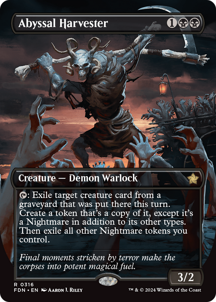 Image of Abyssal Harvester (Borderless) [Foundations]