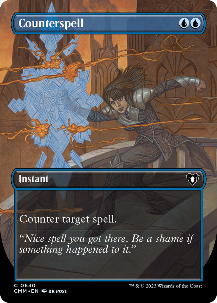 Image of Counterspell (Borderless Alternate Art) [Commander Masters]