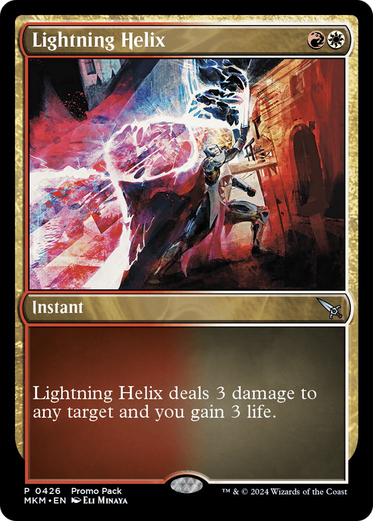 Image of Lightning Helix (Promo Pack) [Murders at Karlov Manor Promos]