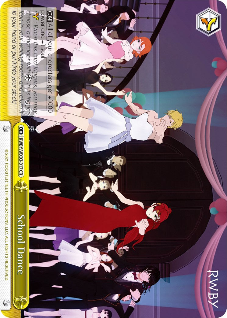 Image of School Dance (RWBY/WX03-017 CR) [RWBY]