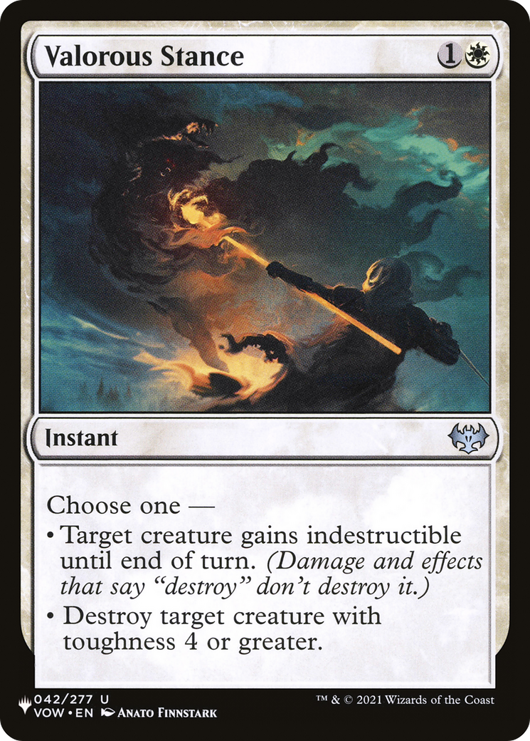 Image of Valorous Stance (VOW) [The List]