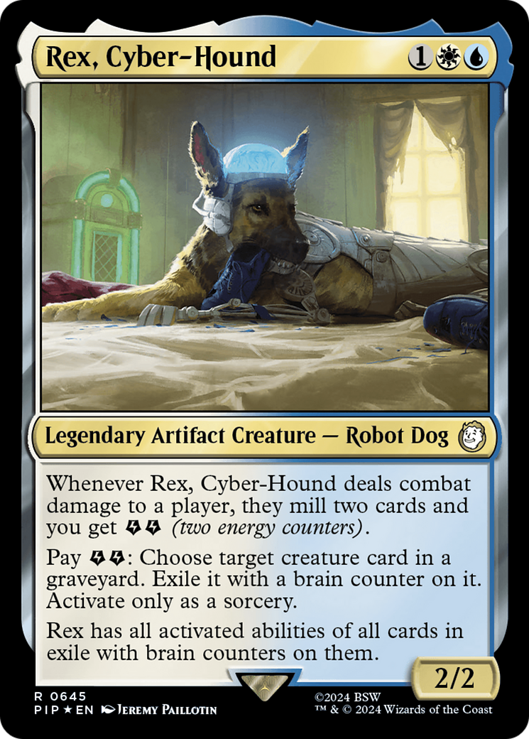 Image of Rex, Cyber-Hound (Surge Foil) [Fallout]