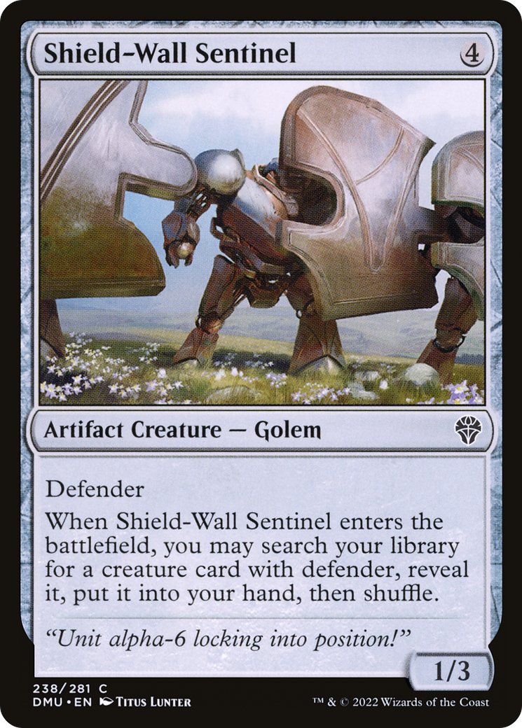 Image of Shield-Wall Sentinel [Dominaria United]