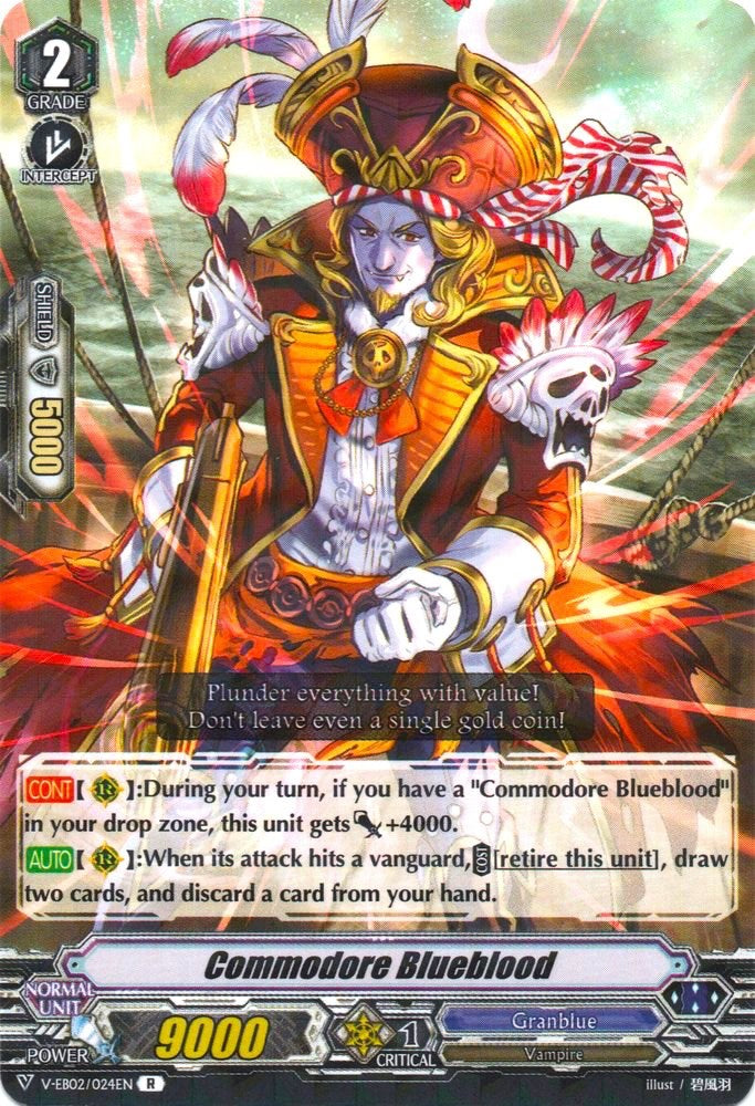 Image of Commodore Blueblood (V-EB02/024EN) [Champions of the Asia Circuit]